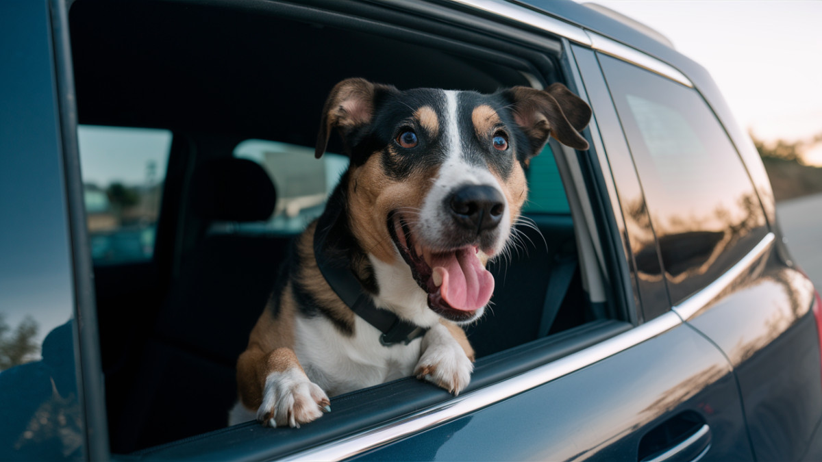 Car Trip With Dog